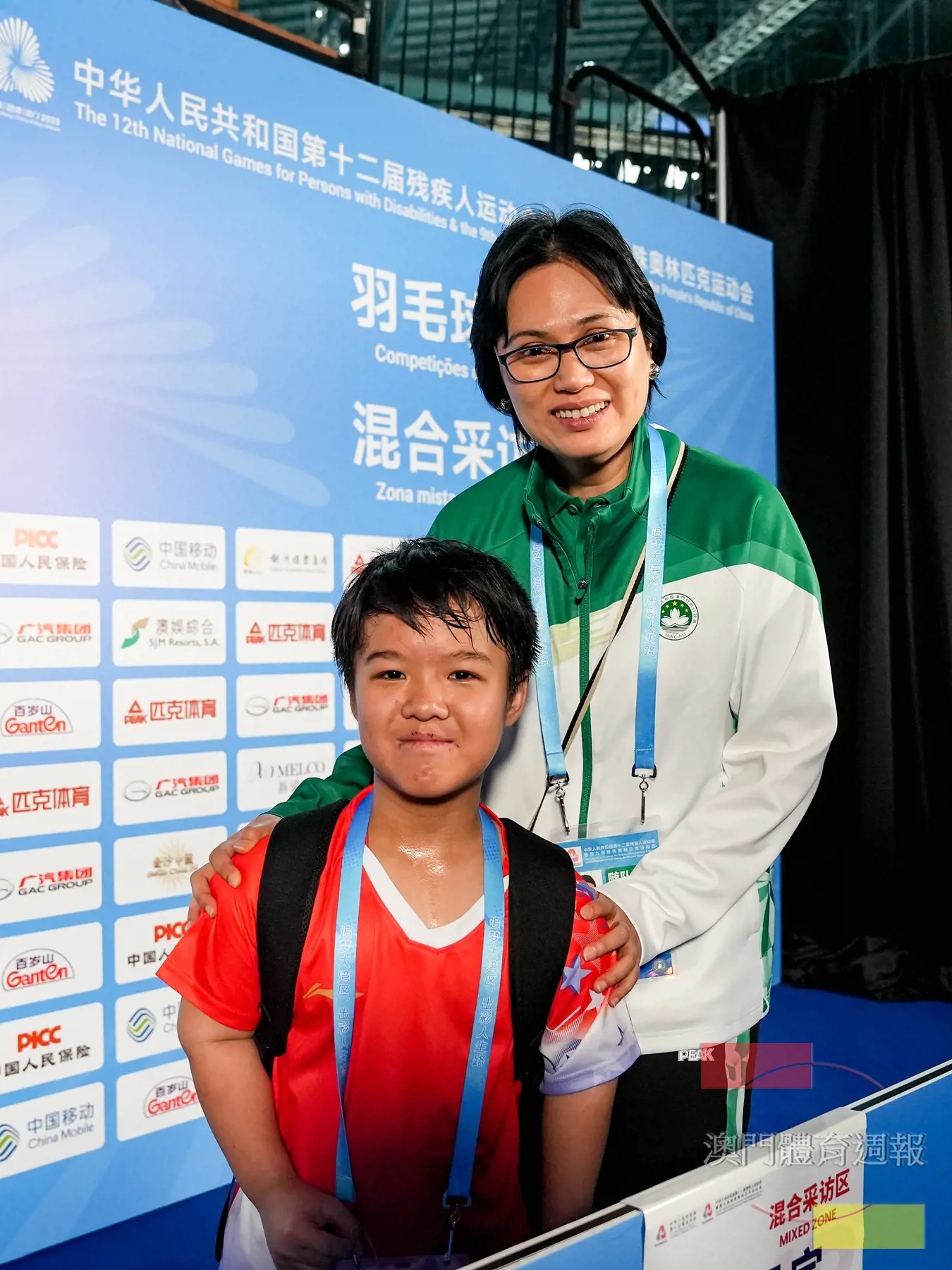 副1 殘運羽毛球隊教練梁葦心佩服澳門球員的頑強拼勁.jpg